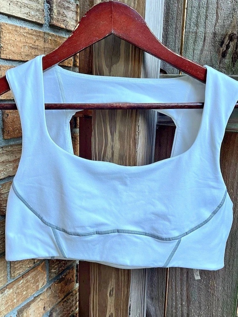 Free People Movement White Sports Bra